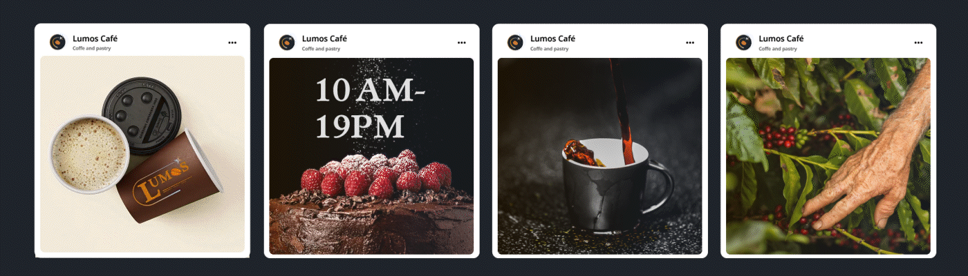 Lumos Café brand design